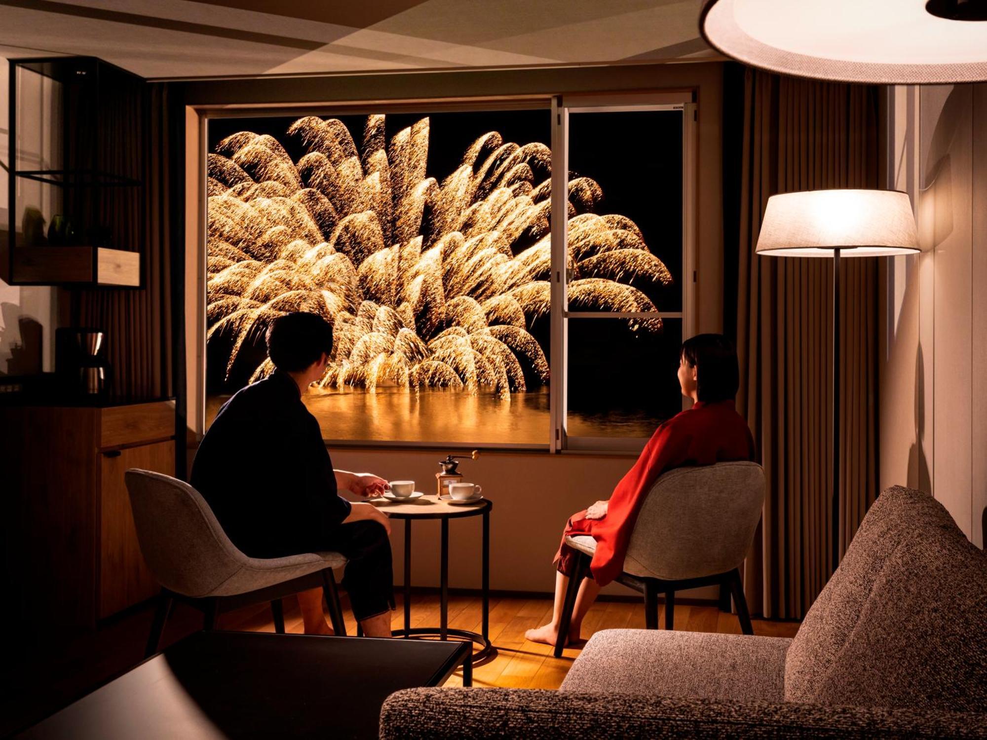 The Lake View Toya Nonokaze Resort Toyako Exteriör bild