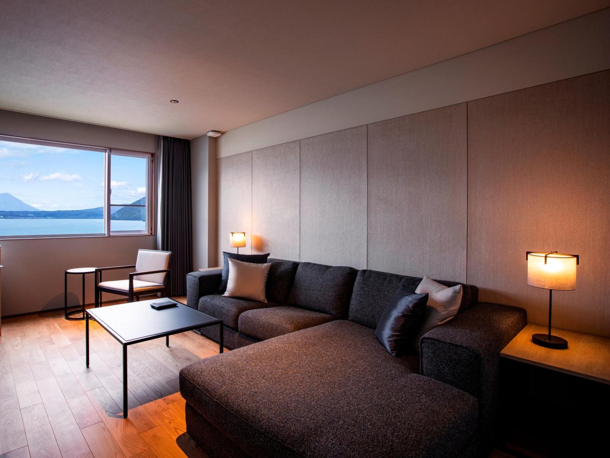 The Lake View Toya Nonokaze Resort Toyako Exteriör bild