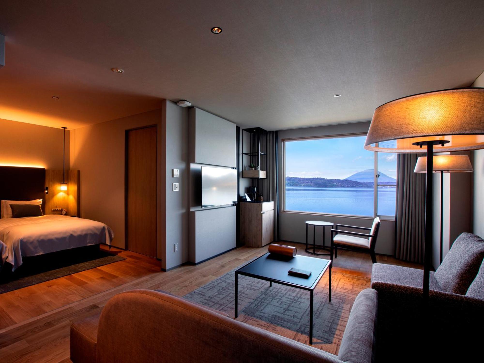 The Lake View Toya Nonokaze Resort Toyako Exteriör bild