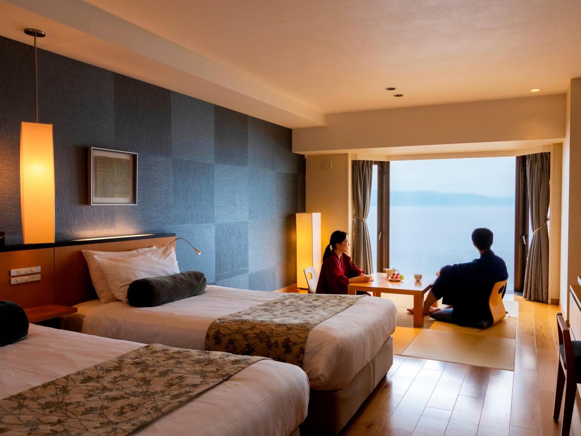 The Lake View Toya Nonokaze Resort Toyako Exteriör bild